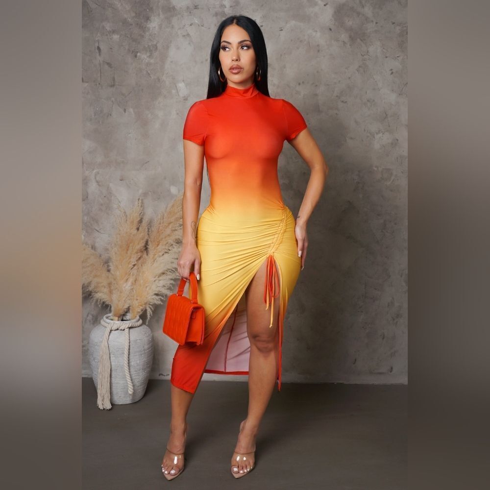 Sunrise to Sunset Ombre Dress